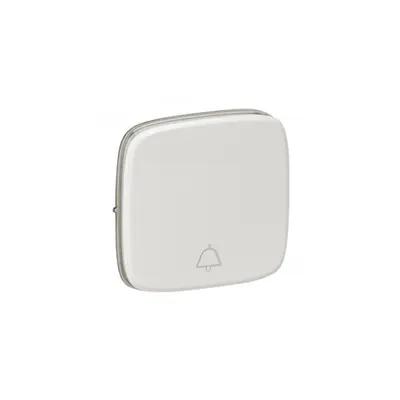 Capac Valena Allure - changeover push-button cu simbol - pearl