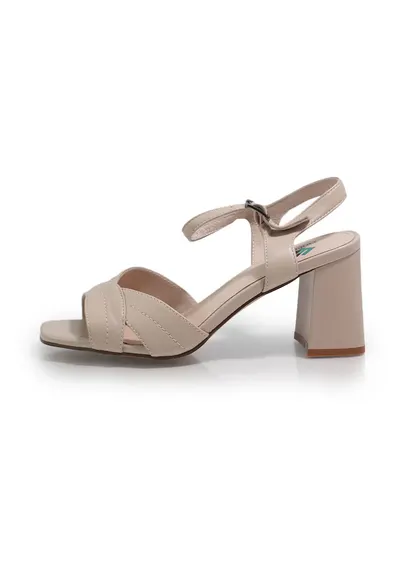 Sandale Elegante 2603141 din piele naturala - Bej
