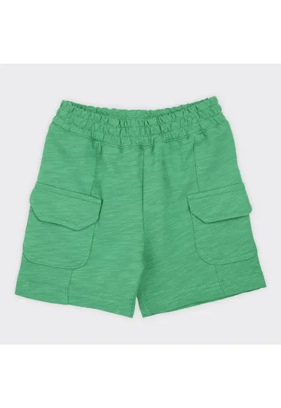 Pantaloni scurti cu buzunare in fata - Game Mode - Verde inchis - pentru baietei - Verde