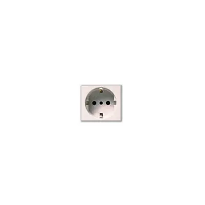 Priza schuko alba 16A 2 module Ave 45