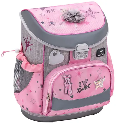 Ghiozdanul-cutie școală Belmil Classic - Ballet Light Pink, 1 compartiment