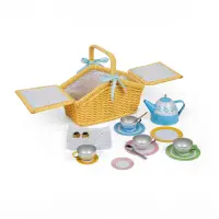 Set de picnic cu 4 cești de ceai și ibric