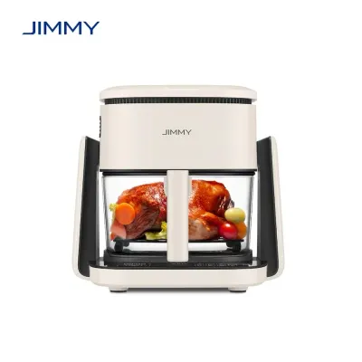 Friteuza cu aer cald JIMMY Air Fryer, Pan Fryer 2-in-1 4L, 1100W, 8 programe, Display HD Touch Screen - Default Title