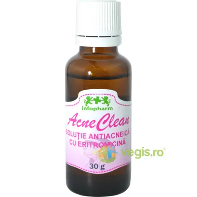 Acneclean Solutie Antiacneica cu Eritromicina 30g