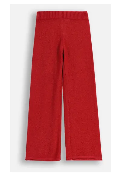Pantaloni evazati pentru fete - ZC5122201EJG-009 - rosu