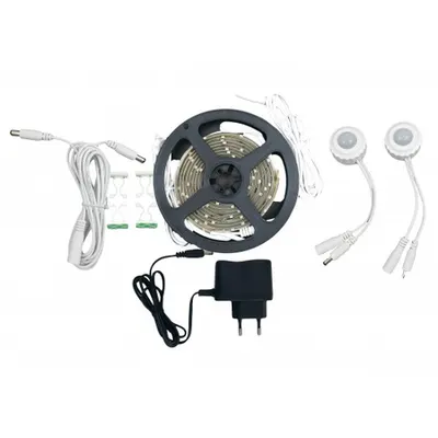 Kit Banda LED 2x1.5M/4000K/12V + 2 Senzori 180°