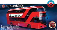 Model asamblat Airfix Modern: Autobuze - QUICKBUILD New Routmaster Bus - Asamblare fără lipici