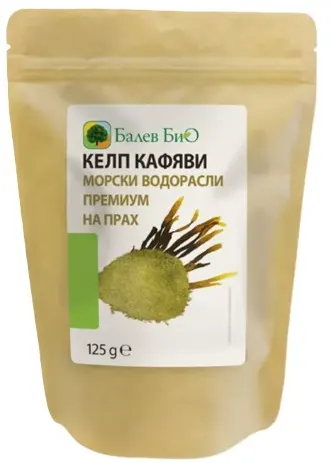 Pudră de alge brune, premium, 125 g, Balev Bio