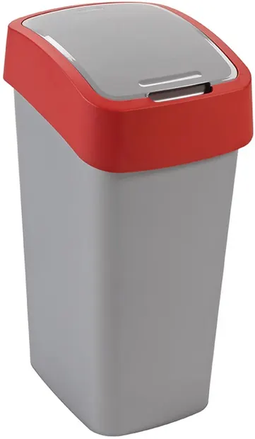 Coș de gunoi Curver - Flip, 45 l, rosu