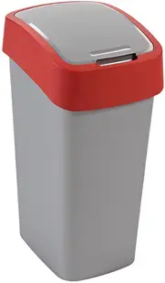 Coș de gunoi Curver - Flip, 45 l, rosu