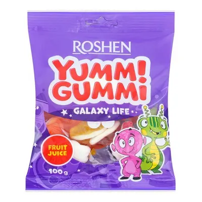 Jeleu Yummi Gummi Galaxy Life Roshen, 70g – Pachet En-gros
