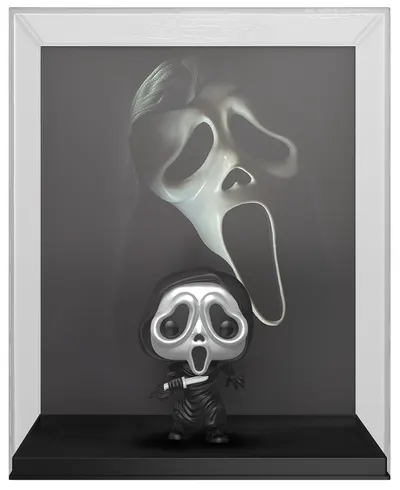 Figurină Funko POP! Movies: Scream - Ghostface (Metallic) #2036