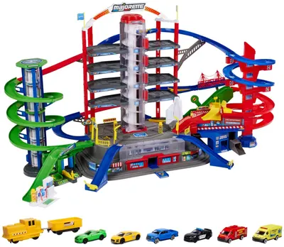 Set de joacă Majorette - Super City Garage, cu 6 vehicule