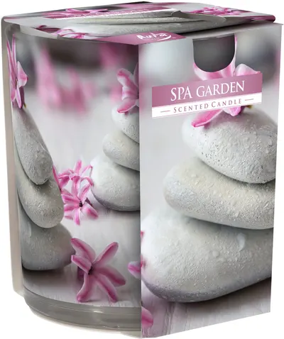 Lumânare aromată Bispol Aura - Spa Garden, 100 g