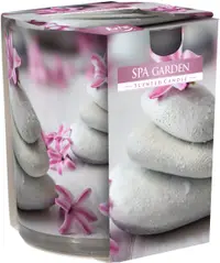 Lumânare aromată Bispol Aura - Spa Garden, 100 g