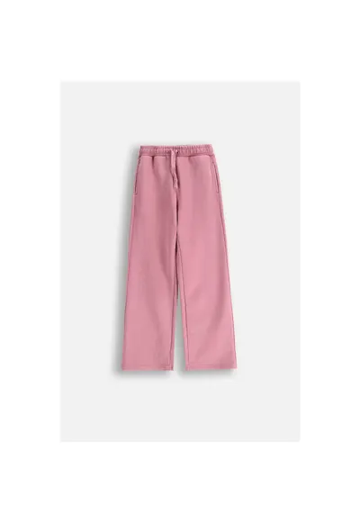 Pantaloni sport drepti cu talie ajustabila