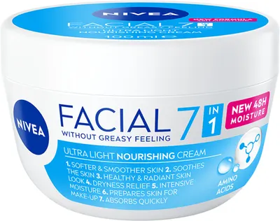 Cremă de zi hrănitoare Nivea cu aminoacizi, 100 ml