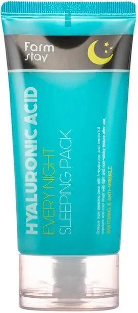 FarmStay Hyaluronic Acid Mască facială de noapte Every Night Sleeping Pack, 120 ml