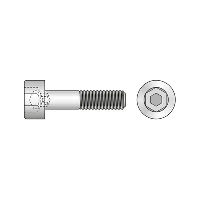 Surub Cap Mic Inbus 6912 Otel Gr.8.8-M16 X 160
