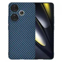 Husa pentru Xiaomi Poco F6, Techsuit, Carbonite FiberShell, Turcoaz
