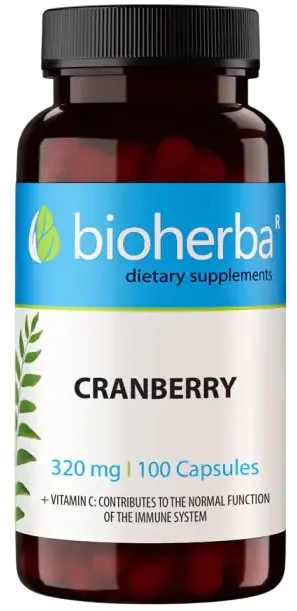 Cranberry, 320 mg, 100 capsule, Bioherba