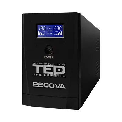UPS 2200VA 1200W line interactive cu stabilizator 3 iesiri schuko
