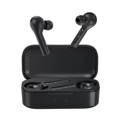 Casti audio QCY T5, Bluetooth 5.0, Negru