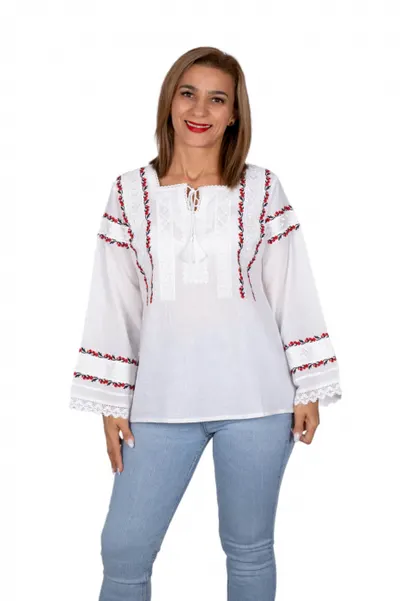 Bluza Ie Traditionala cu flori 6