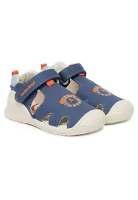Sandale copii - bleumarin - material textil - plat
