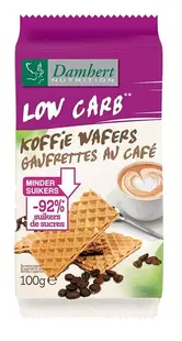 Vafe cu cafea cremoasă, conținut scăzut de carbohidrați, 100 g, Damhert
