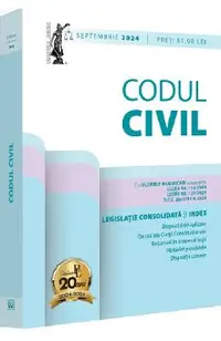 Codul civil. Legislatie consolidata si Index Septembrie 2024