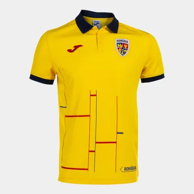 Tricou polo FRF Romania Free Time Galben 2XS