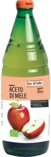 Oțet bio de mere, 750 ml, Fior di Loto