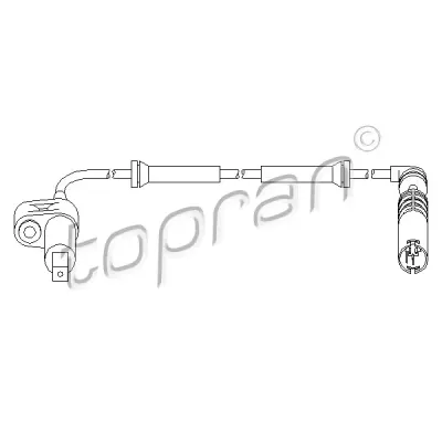 Senzor, turatie roata TOPRAN 500 979