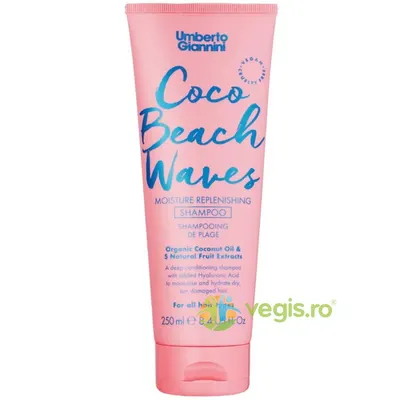 Sampon Hidratant pentru Bucle Lejere Coco Beach Waves 250ml