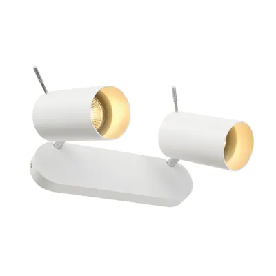 Corp iluminat TAVAN, ASTO TUBE 2 sI TAVAN perete cu lumina Doua capete, PAR 20, rotund, alb, max. 150 W