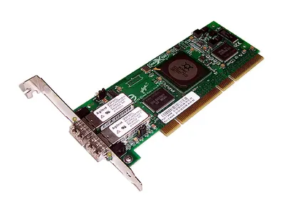 Placă Rețea Fibre Channel QLogic QLA2342 PCI-X, Dual Port LC Optical, 2Gbps HBA