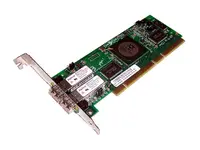 Placă Rețea Fibre Channel QLogic QLA2342 PCI-X, Dual Port LC Optical, 2Gbps HBA