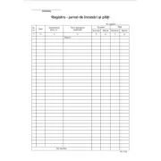 Tipizat - registru jurnal incasari si plati