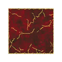 Gresie exterior / interior portelanata Royal Dark Red 60 x 60 cm lucioasa rectificata tip marmura