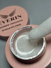 Shimmer Obsession Gel Everin 50gr- Milky White cu Sclipici 09 - SO-09-50