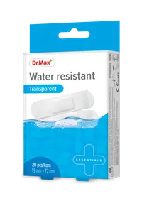 Dr. Max Plasturi transparenti rezistenti la apa 19 x 72mm, 20 bucati