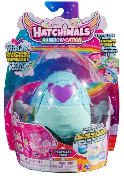 Spin Master Hatchimals - Ou cu personaje, albastru deschis