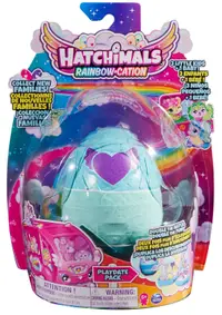 Spin Master Hatchimals - Ou cu personaje, albastru deschis
