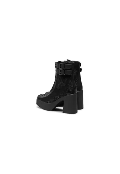 Ghete dama 304437359 - Piele ecologica - Negru - Negru