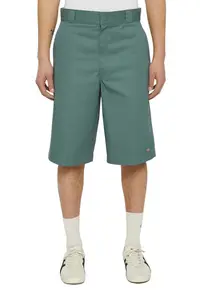 Pantaloni scurti din amestec de bumbac cu talie inalta