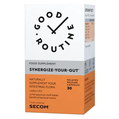 Synergize Your Gut Good Routine, 30 capsule, Secom