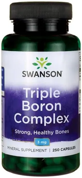 Triple Boron Complex, 3 mg, 250 capsule, Swanson