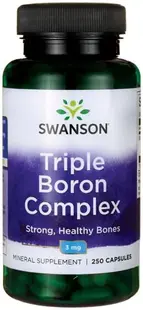 Triple Boron Complex, 3 mg, 250 capsule, Swanson