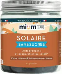 Gummies Solaire, 42 drageuri cu jeleu, Mium Lab